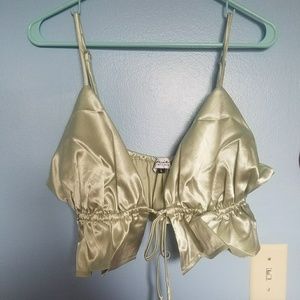 two piece mint colored Princess Polly set.